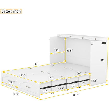 Foldable Murphy Bed Frame