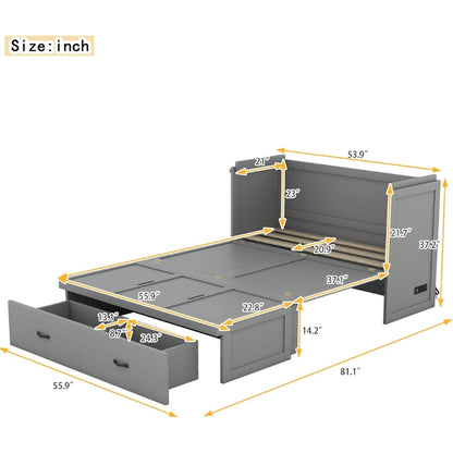 Foldable Wall Storage Bed