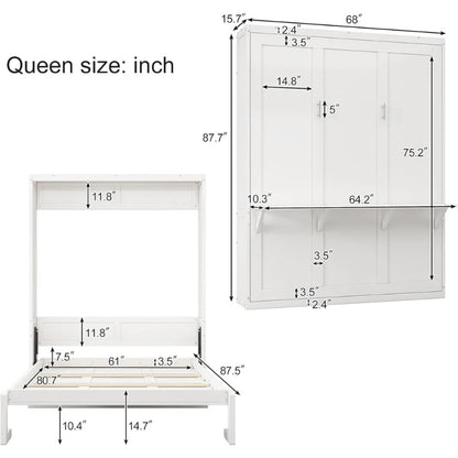 Convertible Wall Desk Bed