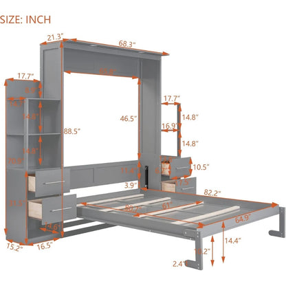 Storage Murphy Wall Bed