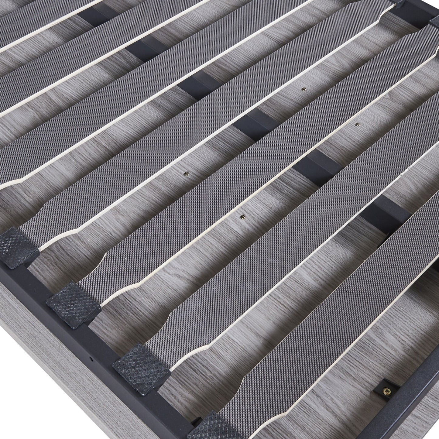 Twin Size Modern Design Vertical Murphy Bed, Hidden Bed with Shelf, Drawers, New Style Gas Struts, Space Saving Wall Bed for Guestroom, Apartment, Bedroom, Gray